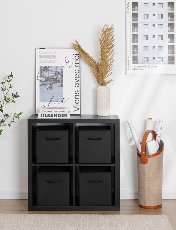 Storage Cube Organizer Baskets, 4-Pack