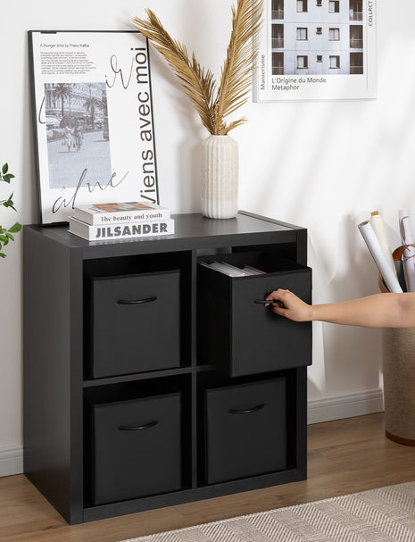 Storage Cube Organizer Baskets, 4-Pack