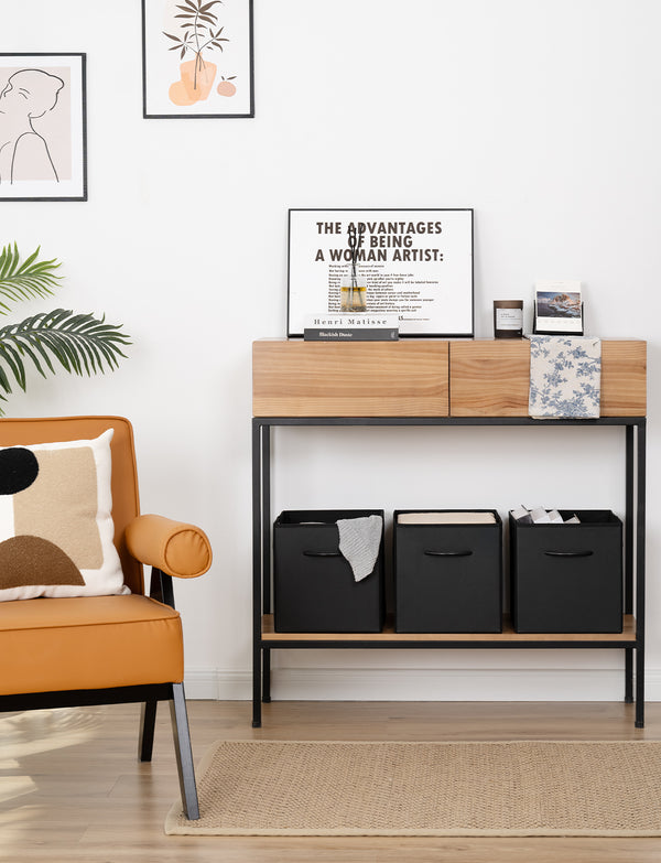 Storage Cube Organizer Baskets, 4-Pack