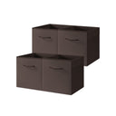 Storage Cube Bins with Handle, 4-Pack