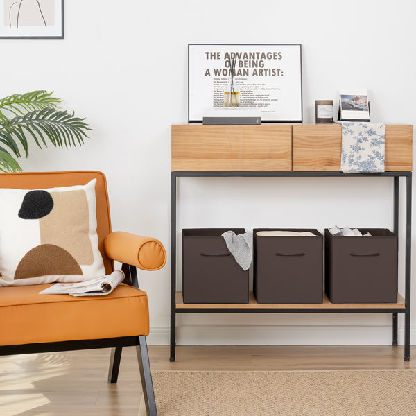 Storage Cube Bins with Handle