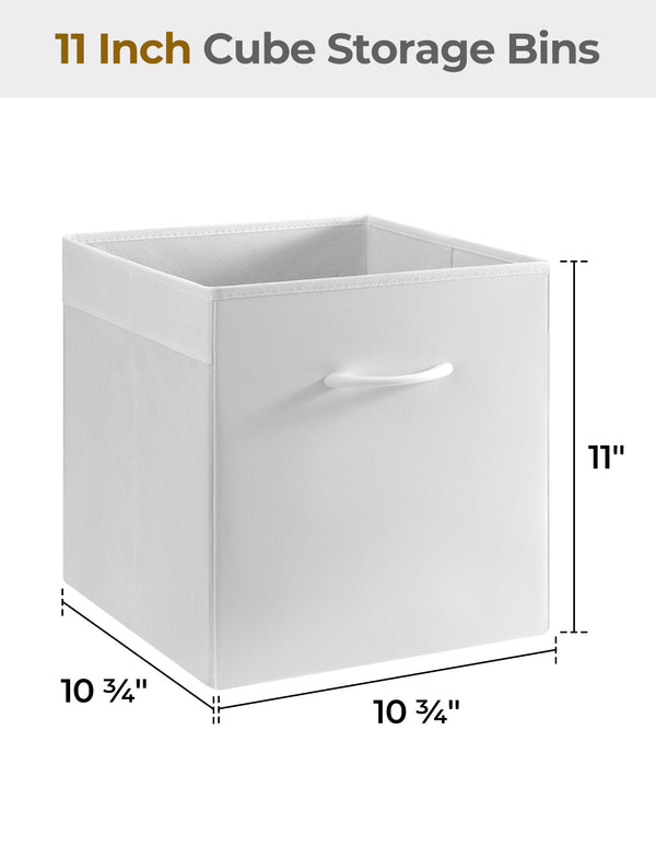 Storage Cube Organizer Baskets, 4-Pack