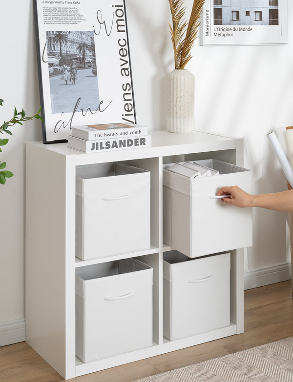 Storage Cube Organizer Baskets, 4-Pack