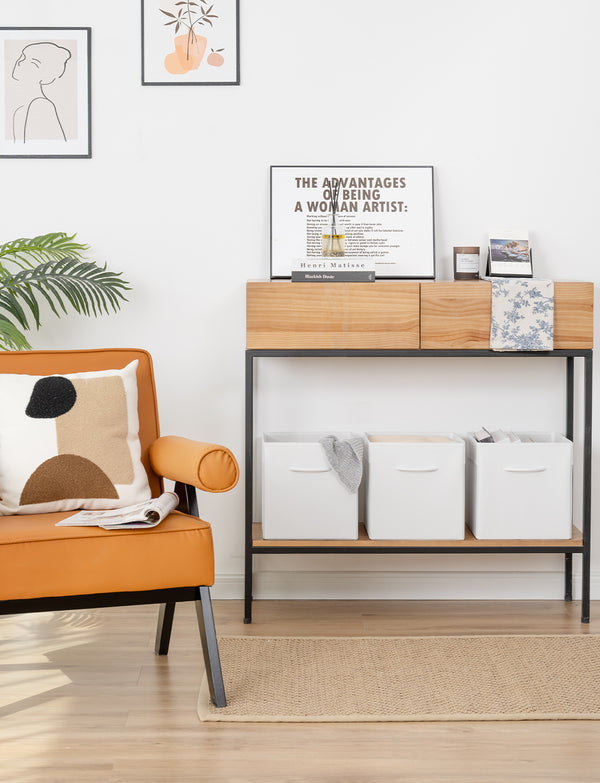 Storage Cube Organizer Baskets, 4-Pack