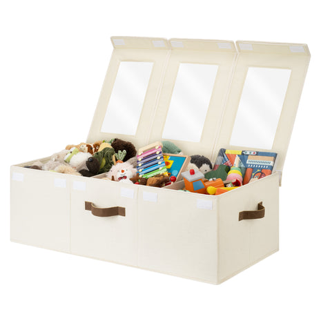 Large Toy Storage Bin with Lids