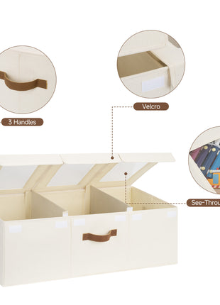 Large Toy Storage Bin with Lids