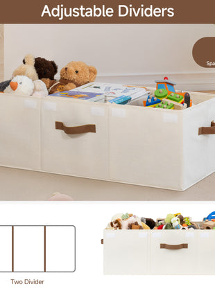 Large Toy Storage Bin with Lids