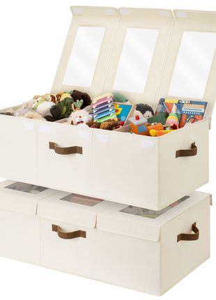 Large Toy Storage Bin with Lids