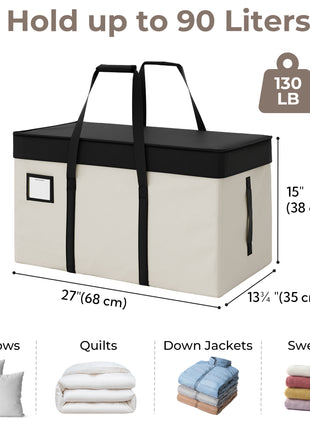 1/2/3 Packs  Extra Large Oxford Fabric Moving Bags