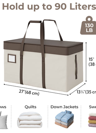 1/2/3 Packs  Extra Large Oxford Fabric Moving Bags