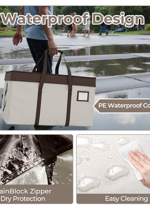 1/2/3 Packs  Extra Large Oxford Fabric Moving Bags