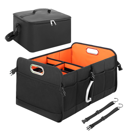 StorageWorks Trunk Organizer for SUV, Multi-Compartment Car Trunk Organizer