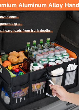StorageWorks Trunk Organizer for SUV, Multi-Compartment Car Trunk Organizer