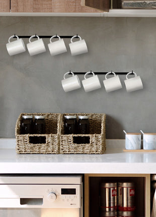 Storage Baskets for Organizing, Wicker Baskets with Built-in Handles, 2 Pack