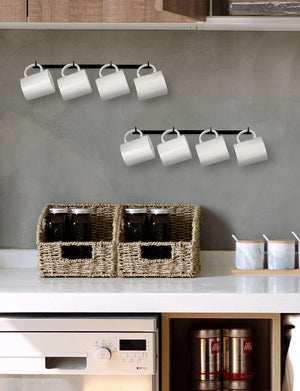 Handwoven Seagrass Baskets with Built-in Handles, 2 Pack