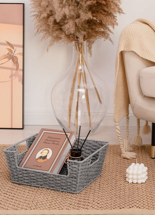 Wicker Pantry Baskets for Storage, 2 Pack