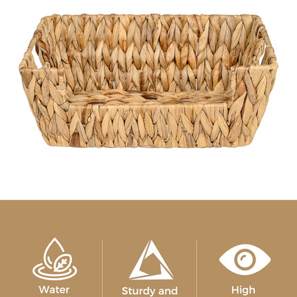 StorageWorks Wicker Pantry Baskets for Storage, 2 Pack