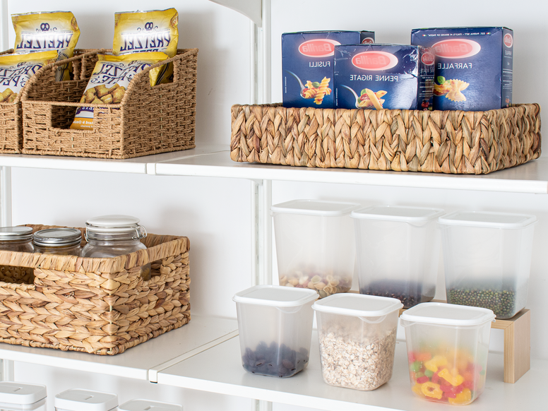 Handwoven Wicker Baskets for Organizing, Toilet Paper Basket, 2 Pack