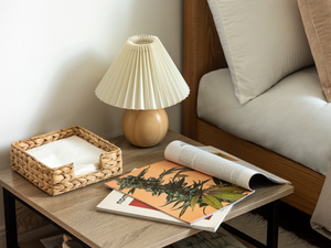 Napkin Holder for Table, Water Hyacinth, 1 Pack