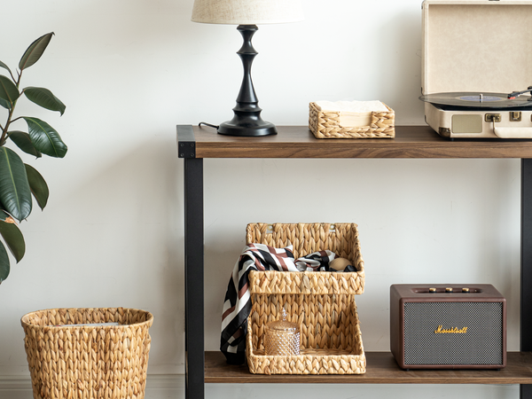 Napkin Holder for Table, Water Hyacinth, 1 Pack