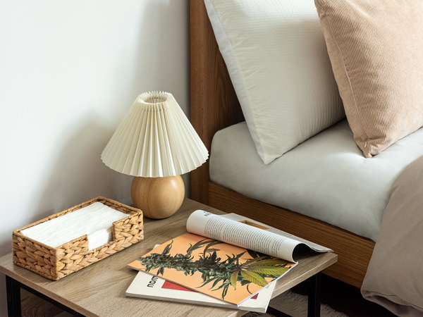 Napkin Holder for Table, Water Hyacinth, 1 Pack