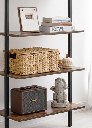 Wicker Basket with Lid and  Built-in Handles, Storage Basket for Organizing