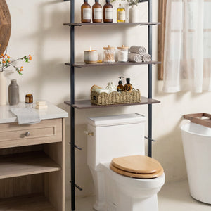 Woven Rope Seagrass Toilet Paper Basket, Built-In Handles