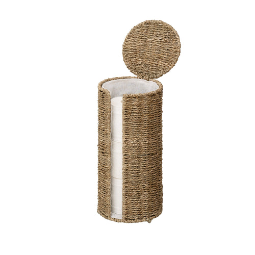 Free Standing Toilet Paper Holder, 3 Rolls of Toilet Tissue Storage