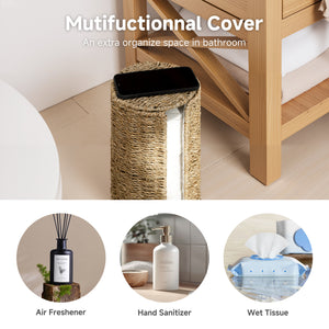 Free Standing Toilet Paper Holder, 3 Rolls of Toilet Tissue Storage