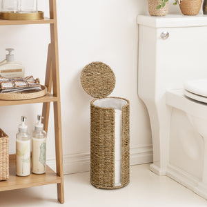 Free Standing Toilet Paper Holder, 3 Rolls of Toilet Tissue Storage
