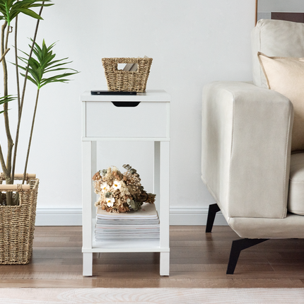 StorageWorks Waste Paper Baskets with Wooden Handles