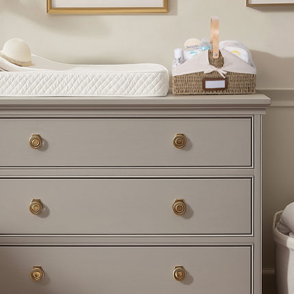 StorageWorks Wicker Diaper Caddy Organizer, Baby Diaper Caddy Basket with Liner