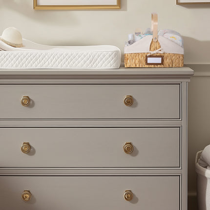 StorageWorks Wicker Diaper Caddy Organizer, Baby Diaper Caddy Basket with Liner