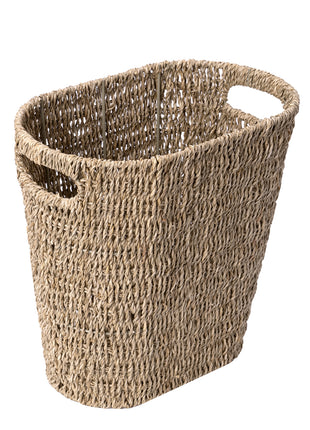 Wicker Garbage Can for Bedroom, Bathroom