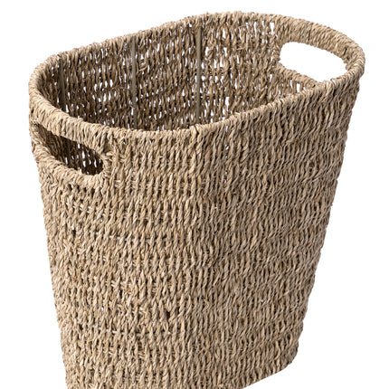 StorageWorks Wicker Garbage Can for Bedroom, Bathroom