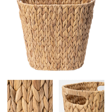 StorageWorks Wicker Garbage Can for Bedroom, Bathroom
