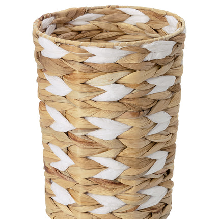 StorageWorks Wicker Garbage Can for Bedroom, Bathroom