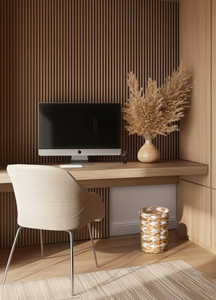 Wicker Garbage Can for Bedroom, Bathroom