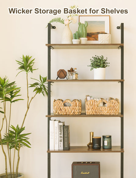Scalloped Edge Wicker Basket for Organizing