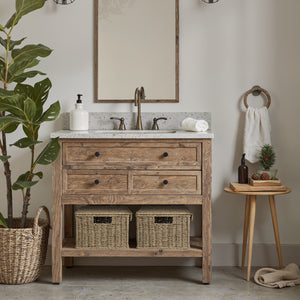 Scalloped Edge Wicker Basket with Lid, Seagrass