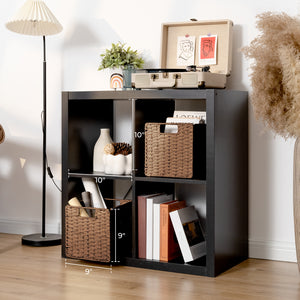 11 inch Foldable Paper Rope Wicker Baskets for Organizing