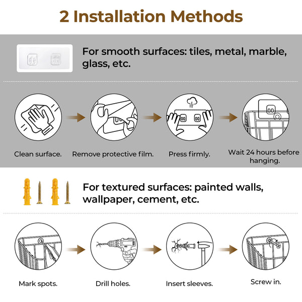 Trash Bag Holder with Lid, Garbage Bag Dispenser, Seagrass