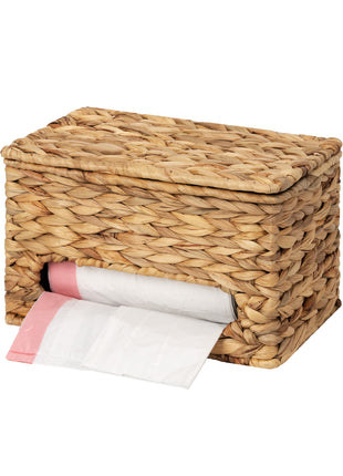 Trash Bag Holder with Lid, Garbage Bag Dispenser