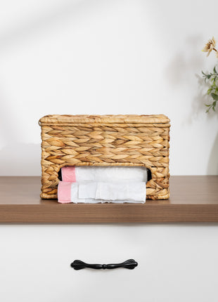 Trash Bag Holder with Lid, Garbage Bag Dispenser