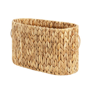 Toilet Paper Storage Holder for 6 Regular Rolls, Water Hyacinth