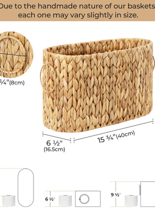 Toilet Paper Storage Holder for 6 Regular Rolls