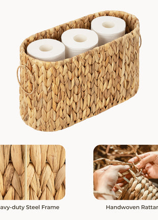 Toilet Paper Storage Holder for 6 Regular Rolls