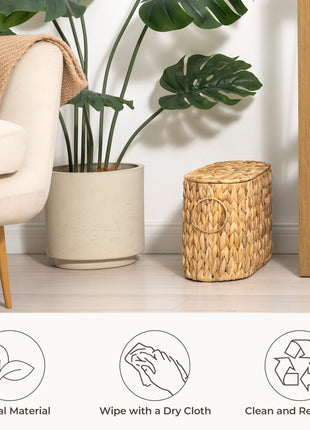 Toilet Paper Storage with Lid for 6 Regular Rolls