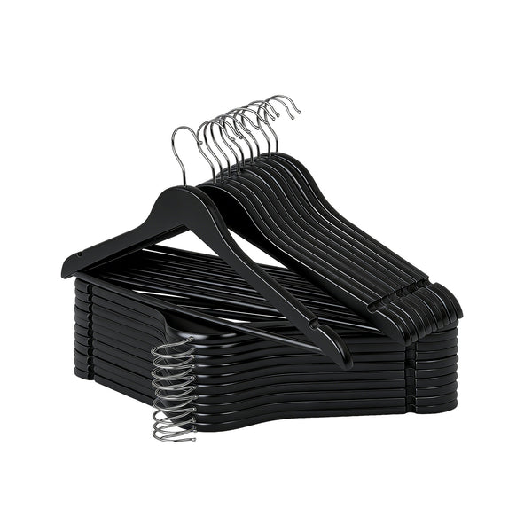 Wooden Hangers for Coats, Shirts, Jackets, Pants, Suits