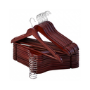 Wooden Hangers for Coats, Shirts, Jackets, Pants, Suits